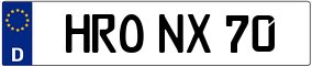 Truck License Plate